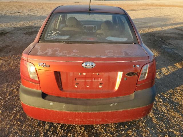 KNADE223096447490 - 2009 KIA RIO BASE RED photo 6