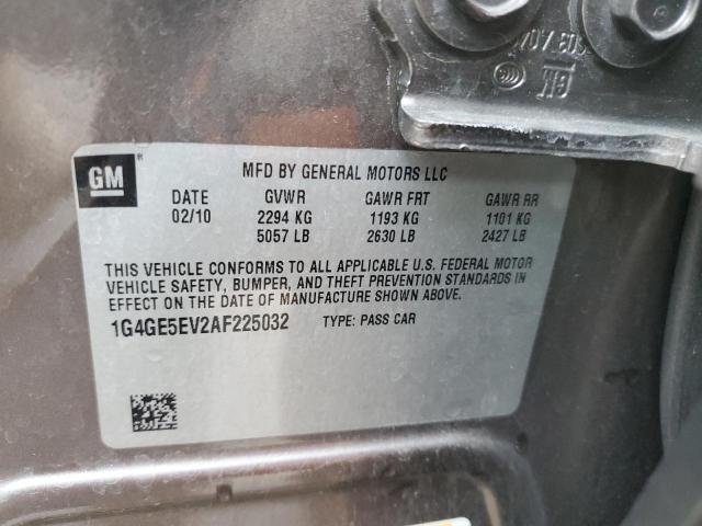 1G4GE5EV2AF225032 - 2010 BUICK LACROSSE CXS 棕色 照片 13