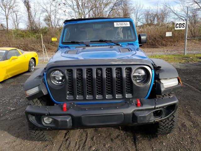 1C4HJXCN9MW652988 - 2021 JEEP WRANGLER RUBICON BLUE photo 5