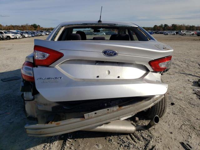 3FA6P0H78ER134002 - 2014 FORD FUSION SE SILVER photo 6