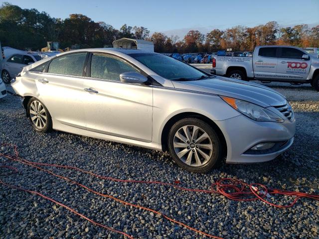 5NPEC4AC2EH819261 - 2014 HYUNDAI SONATA SE SILVER photo 4