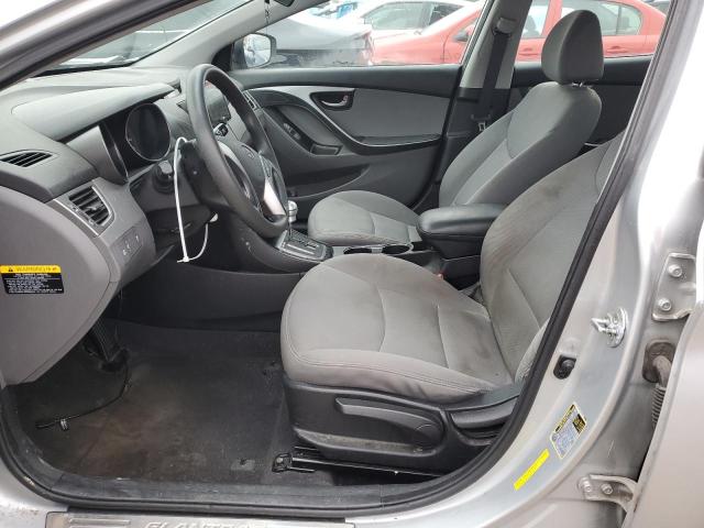 5NPDH4AE1DH390997 - 2013 HYUNDAI ELANTRA GLS SILVER photo 7