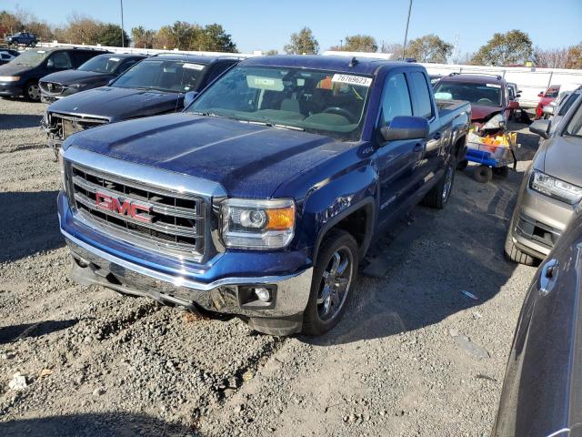 1GTV2UEC3EZ313962 - 2014 GMC SIERRA K1500 SLE BLUE photo 1