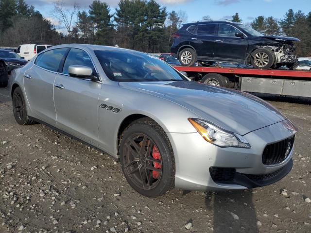 ZAM56RRAXE1077475 - 2014 MASERATI QUATTROPOR S GRAY photo 4