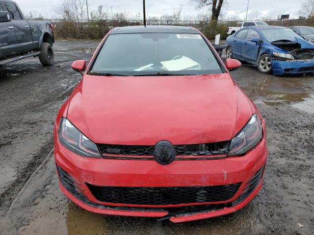 3VWYT7AU9FM090451 - 2015 VOLKSWAGEN GTI RED photo 5