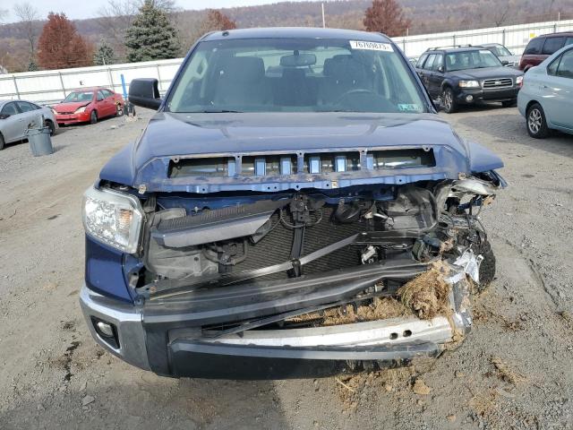 5TFDY5F15EX408628 - 2014 TOYOTA TUNDRA CREWMAX SR5 BLUE photo 5