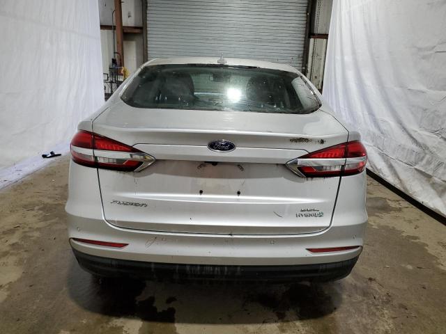 3FA6P0MU8KR138011 - 2019 FORD FUSION SEL SILVER photo 6