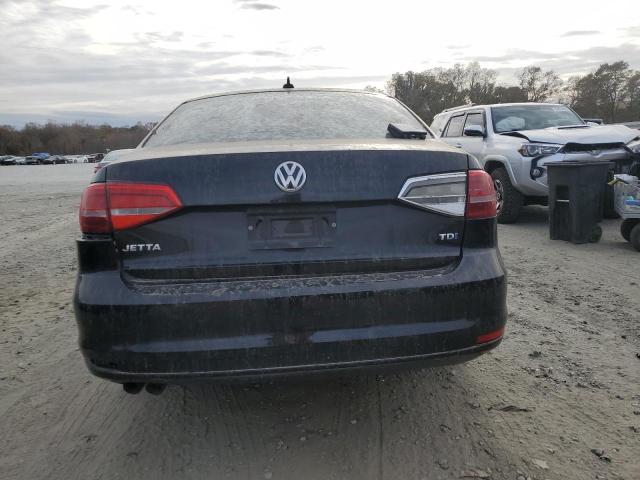 3VWLA7AJ8FM328280 - 2015 VOLKSWAGEN JETTA TDI BLACK photo 6