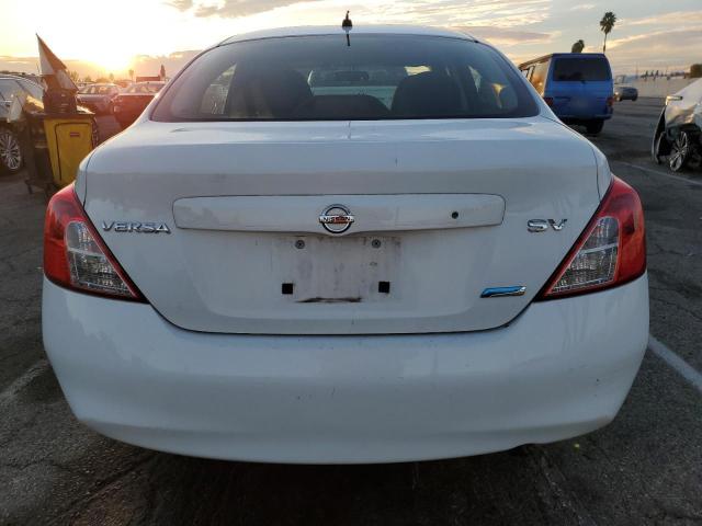 3N1CN7AP0CL894949 - 2012 NISSAN VERSA S WHITE photo 6