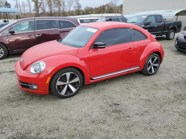 3VWVA7AT9CM608876 - 2012 VOLKSWAGEN BEETLE TURBO RED photo 1