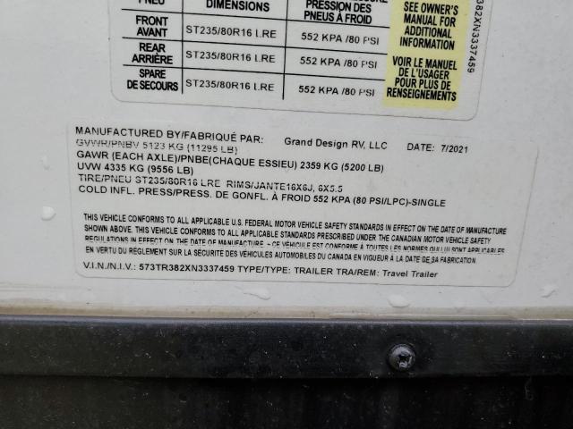 573TR382XN3337459 - 2022 GRAN REFLECTION 白色 照片 10