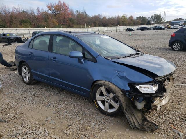 1HGFA16848L118610 - 2008 HONDA CIVIC EX BLUE photo 4