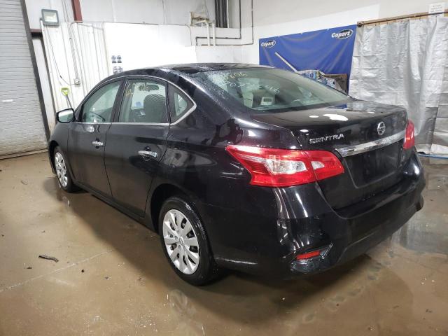 3N1AB7AP9KY350693 - 2019 NISSAN SENTRA S BLACK photo 2