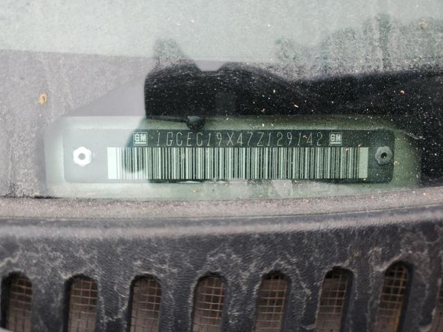 1GCEC19X47Z129142 - 2007 CHEVROLET SILVERADO C1500 CLASSIC Qəhvəyi foto 12