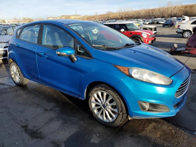 3FADP4EJ0EM183125 - 2014 FORD FIESTA SE BLUE photo 4