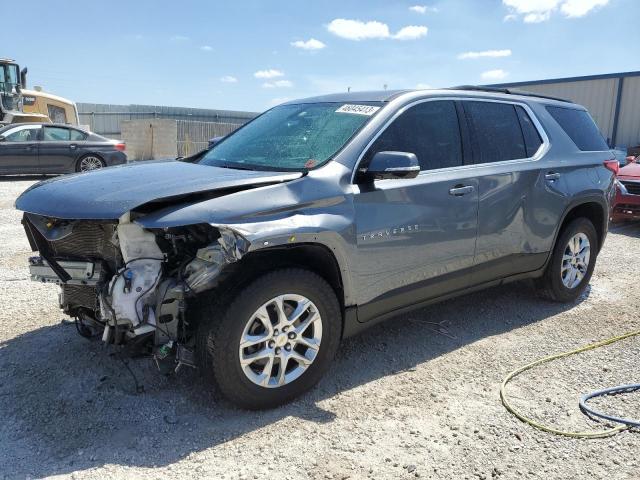 1GNERHKW8KJ123173 - 2019 CHEVROLET TRAVERSE LT GRAY photo 1