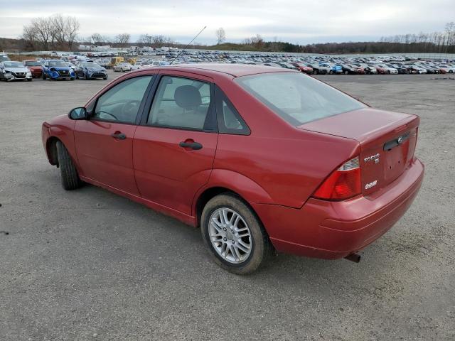 1FAFP34N35W165628 - 2005 FORD FOCUS ZX4 RED photo 2