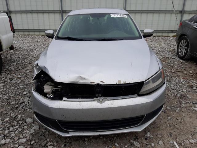 3VWLL7AJ2DM440452 - 2013 VOLKSWAGEN JETTA TDI SILVER photo 5