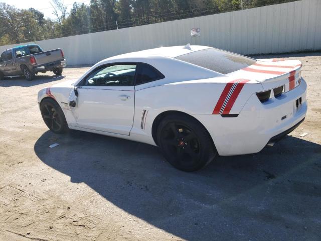 2G1FC1E37D9141503 - 2013 CHEVROLET CAMARO LT WHITE photo 2