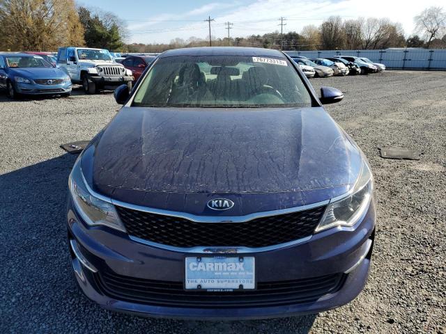 5XXGT4L35JG207342 - 2018 KIA OPTIMA LX BLUE photo 5