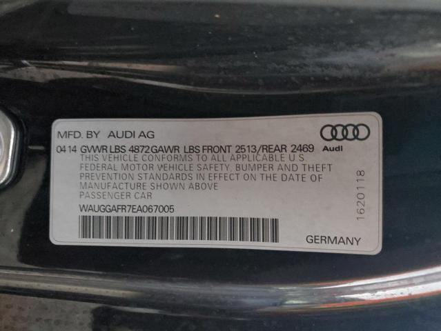 WAUGGAFR7EA067005 - 2014 AUDI S5 PREMIUM PLUS 黑色 照片 13
