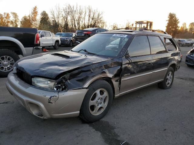 4S3BG6856X7611904 - 1999 SUBARU LEGACY OUTBACK BLACK photo 1