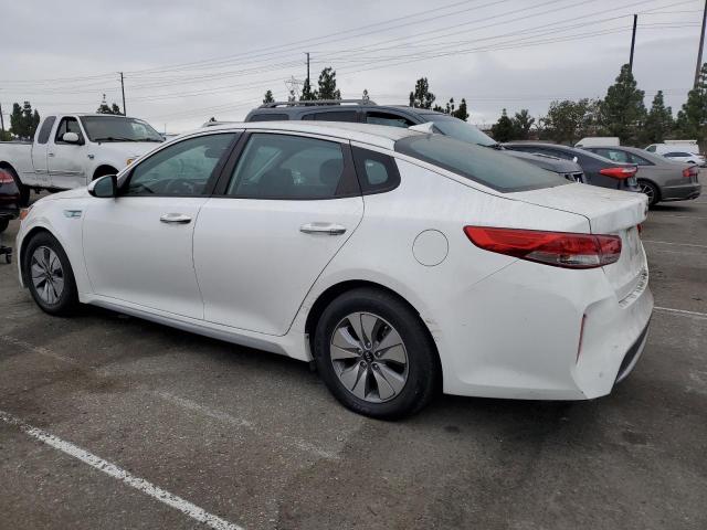 KNAGT4LEXH5018814 - 2017 KIA OPTIMA HYBRID WHITE photo 2