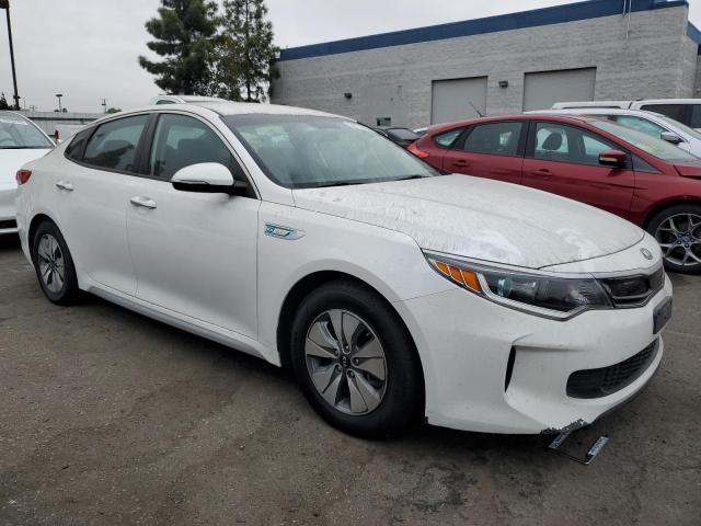 KNAGT4LEXH5018814 - 2017 KIA OPTIMA HYBRID WHITE photo 4