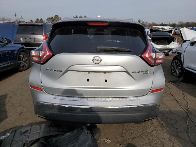 5N1AZ2MH6FN210552 - 2015 NISSAN MURANO S SILVER photo 6