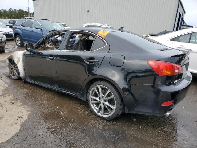 JTHBE262485021672 - 2008 LEXUS IS 350 BLACK photo 2