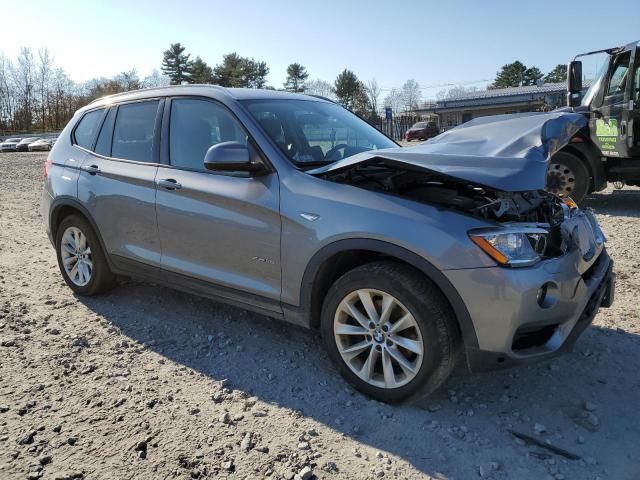 5UXWX9C5XH0T00494 - 2017 BMW X3 XDRIVE28I GRAY photo 4