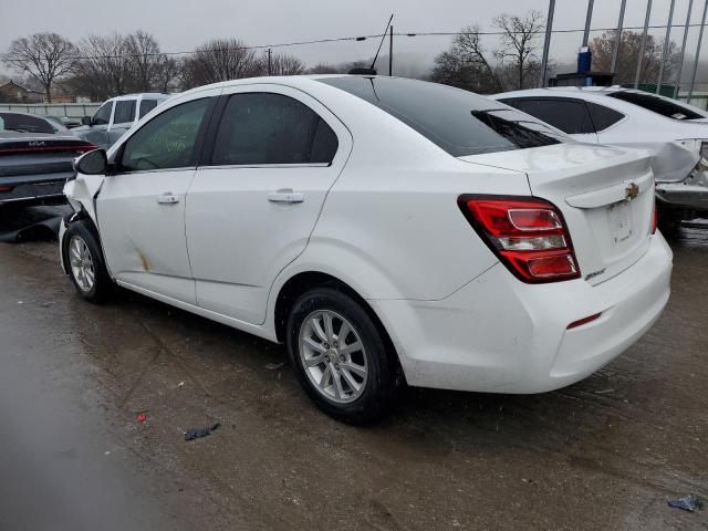 1G1JD5SH6H4103252 - 2017 CHEVROLET SONIC LT WHITE photo 2