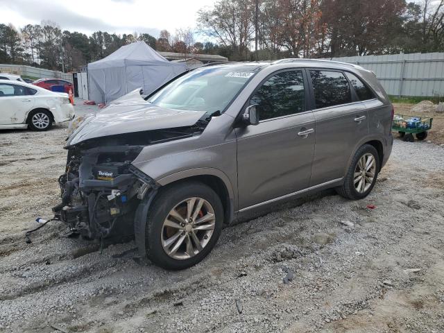 5XYKW4A77EG536939 - 2014 KIA SORENTO SX GRAY photo 1