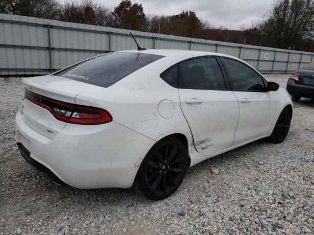 1C3CDFEB7GD738657 - 2016 DODGE DART GT WHITE photo 3