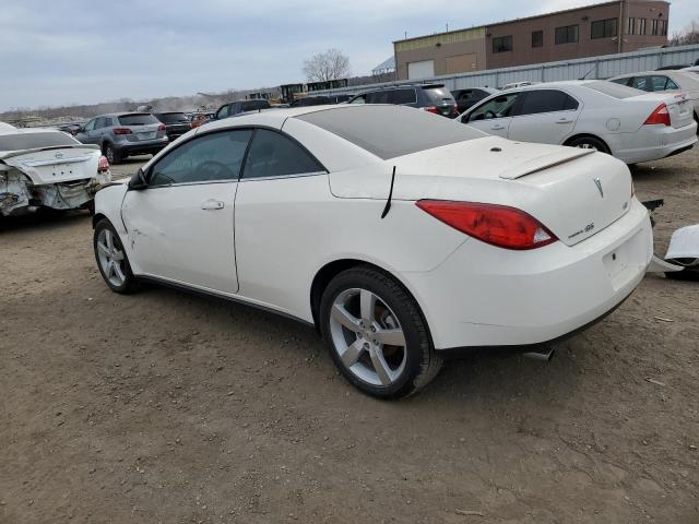 1G2ZH36N684293027 - 2008 PONTIAC G6 GT WHITE photo 2