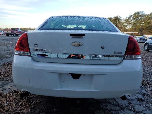 2G1WD5EM8B1246124 - 2011 CHEVROLET IMPALA POLICE WHITE photo 6