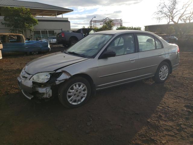 2HGES16514H640293 - 2004 HONDA CIVIC LX BEIGE photo 1