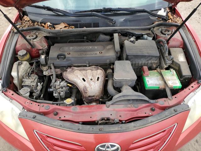 4T1BE46K57U116187 - 2007 TOYOTA CAMRY CE RED photo 11