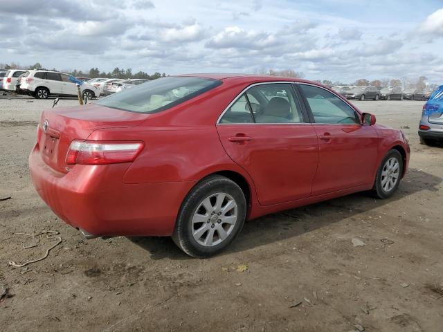 4T1BE46K57U116187 - 2007 TOYOTA CAMRY CE RED photo 3