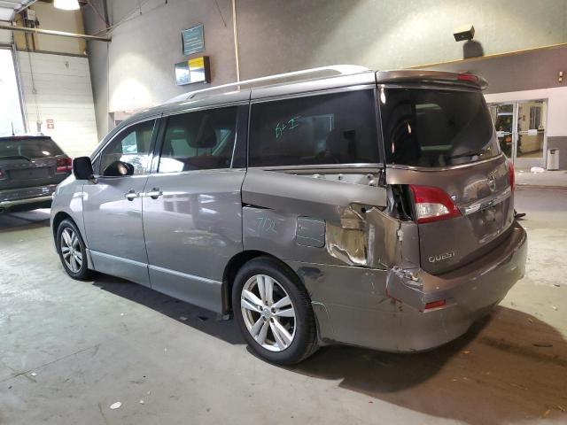 JN8AE2KPXE9105390 - 2014 NISSAN QUEST S GRAY photo 2