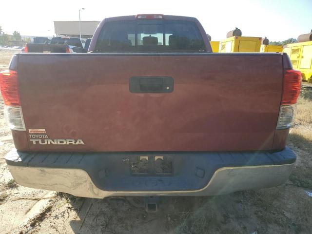 5TFRM5F1XAX006955 - 2010 TOYOTA TUNDRA DOUBLE CAB SR5 RED photo 6