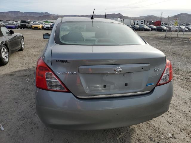 3N1CN7AP8CL855591 - 2012 NISSAN VERSA S GRAY photo 6