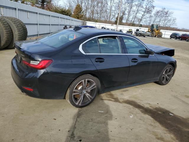 3MW5R7J02M8C00583 - 2021 BMW 330XI BLACK photo 3