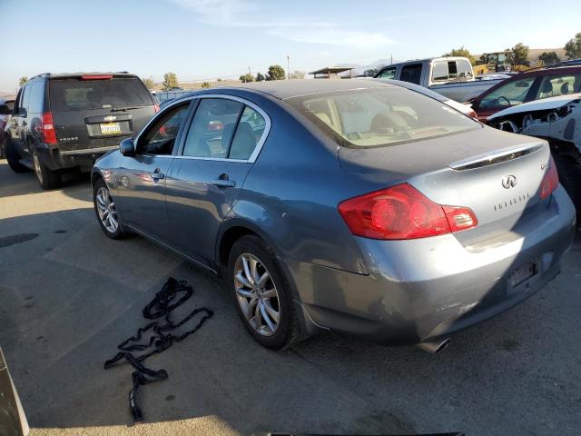 JNKBV61F37M806691 - 2007 INFINITI G35 BLUE photo 2