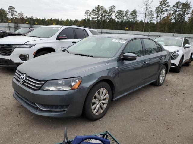 1VWAT7A30FC045652 - 2015 VOLKSWAGEN PASSAT S GRAY photo 1