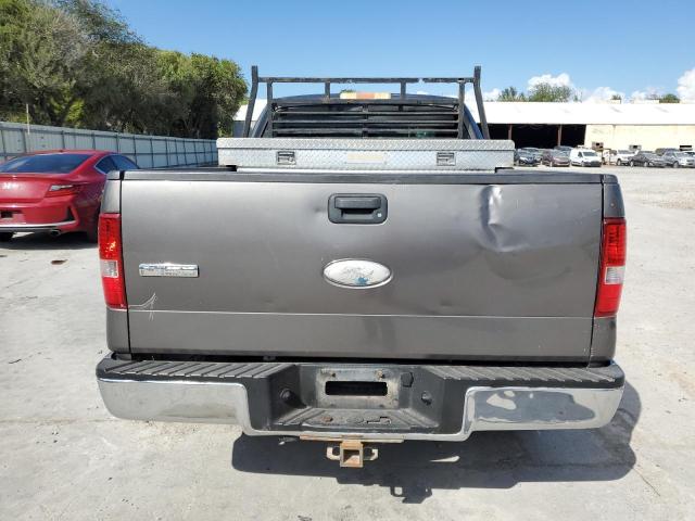 1FTRX12W48FA34557 - 2008 FORD F150 GRAY photo 6