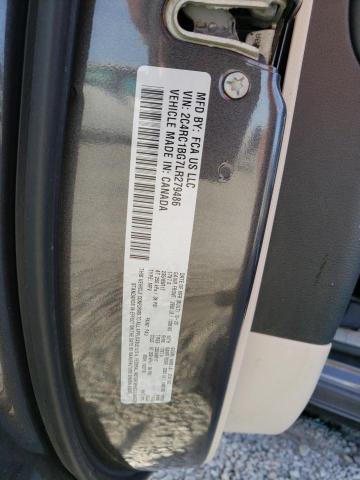 2C4RC1BG7LR279486 - 2020 CHRYSLER PACIFICA TOURING L ნაცრისფერი ფოტო 12