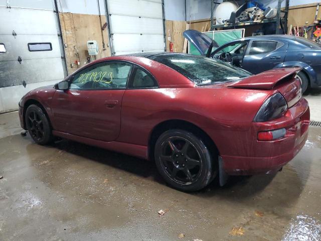 4A3AC84H93E177256 - 2003 MITSUBISHI ECLIPSE GT BURGUNDY photo 2