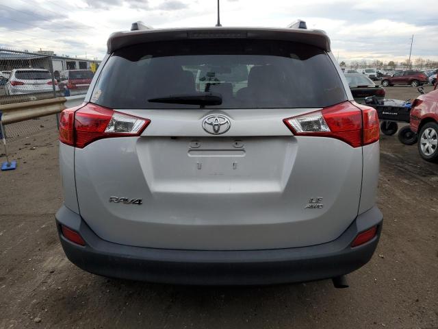 JTMBFREV4FJ022084 - 2015 TOYOTA RAV4 LE SILVER photo 6