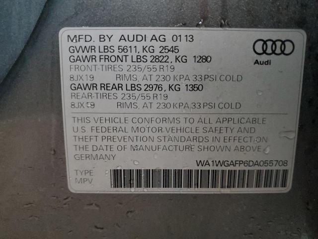 WA1WGAFP6DA055708 - 2013 AUDI Q5 PRESTIGE 灰色 照片 14